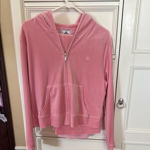 pink juicy couture velour tracksuit